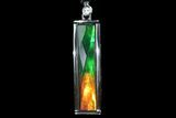 Gorgeous Ammolite Pendant with Sterling Silver #181188-1